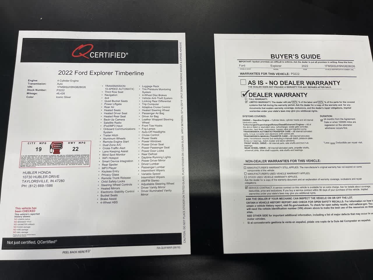 2022 Ford Explorer Timberline