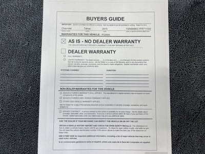 2015 Chevrolet Tahoe LT