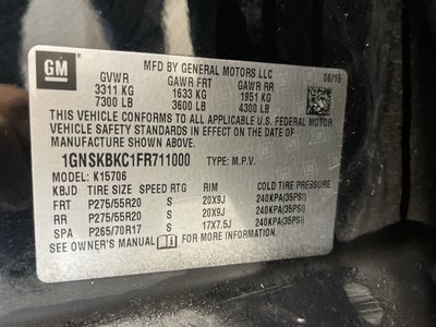 2015 Chevrolet Tahoe LT