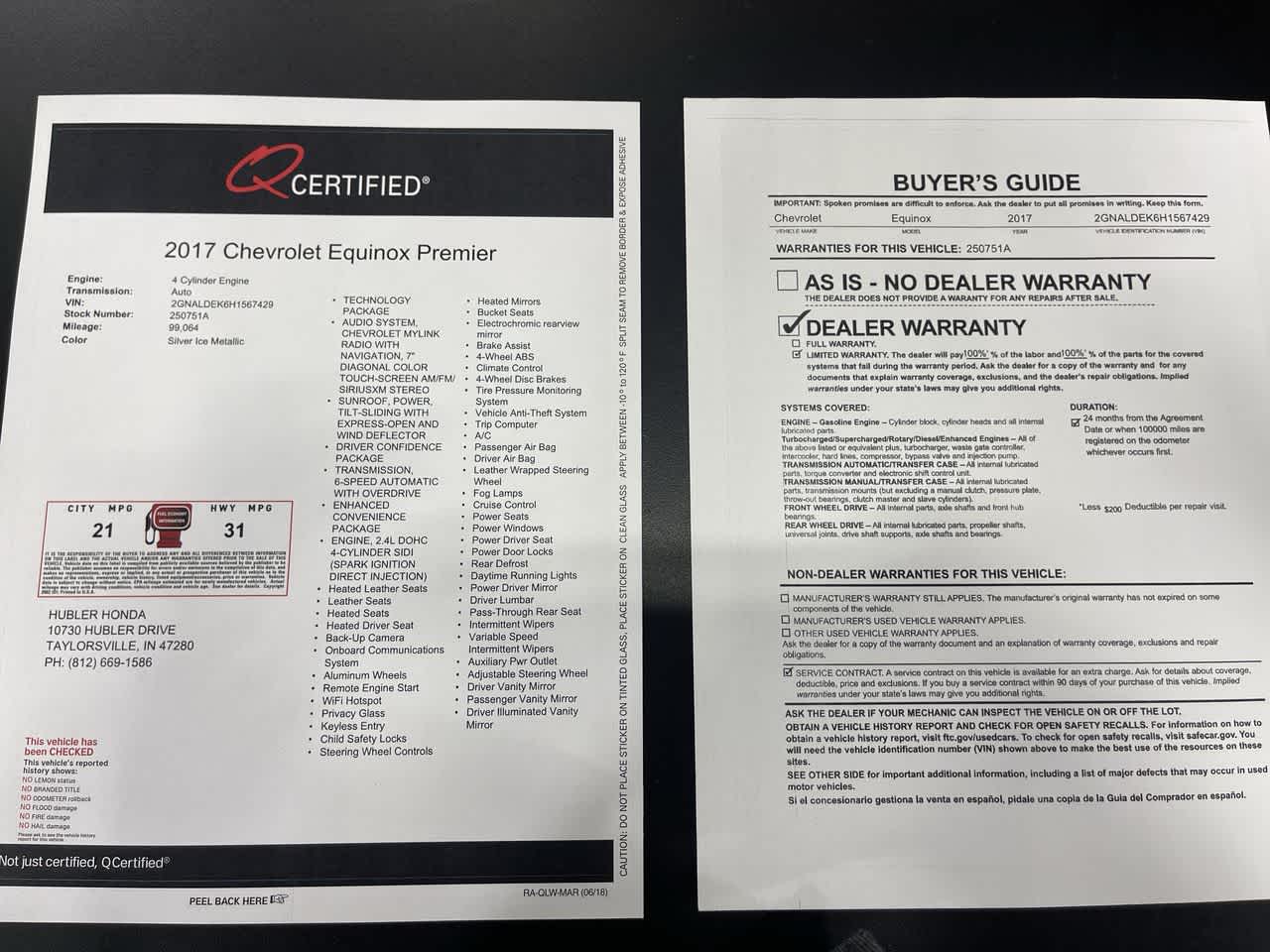 2017 Chevrolet Equinox Premier