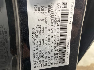 2024 Honda Civic Sport