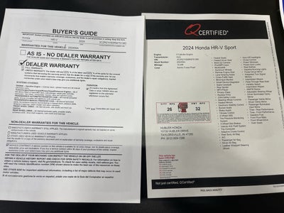 2024 Honda HR-V Sport