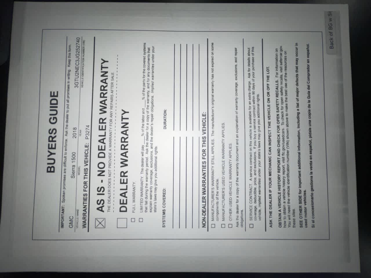 2018 GMC Sierra 1500 SLT