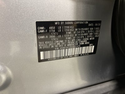 2020 Subaru Outback Premium