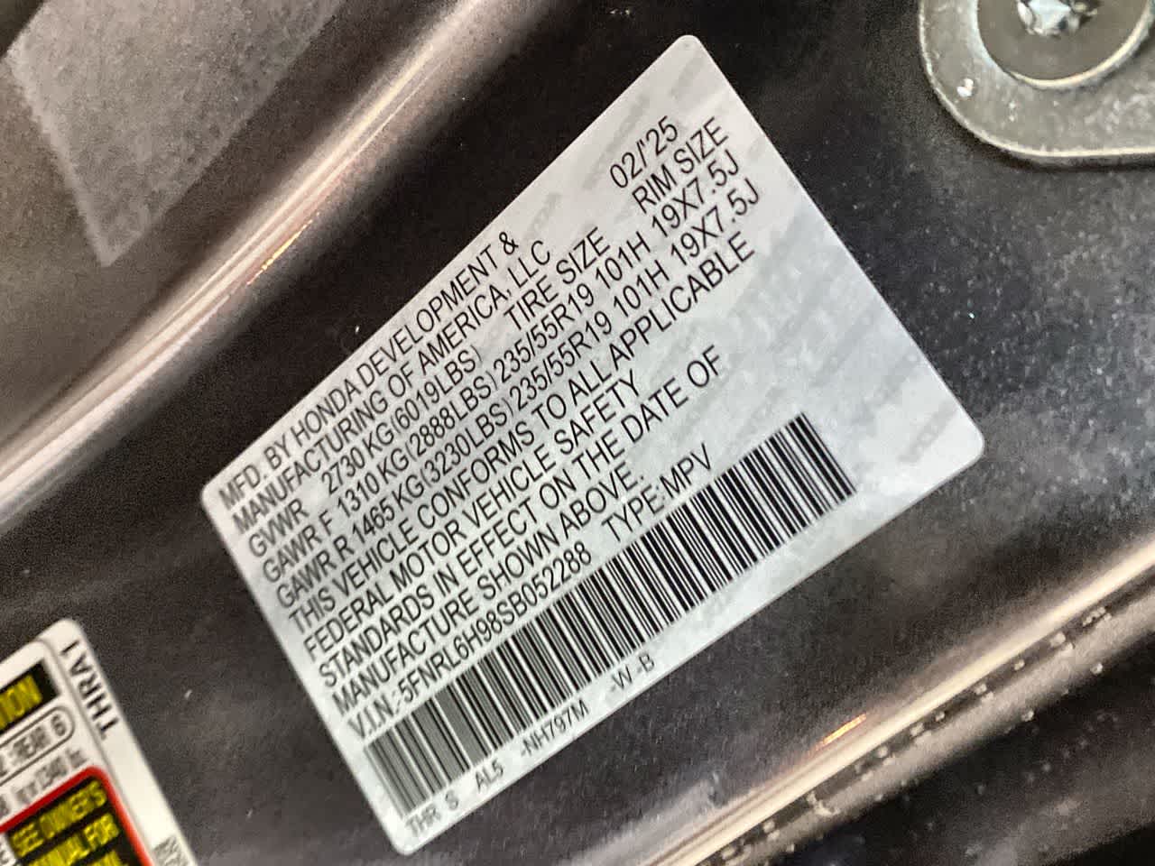 2025 Honda Odyssey Elite