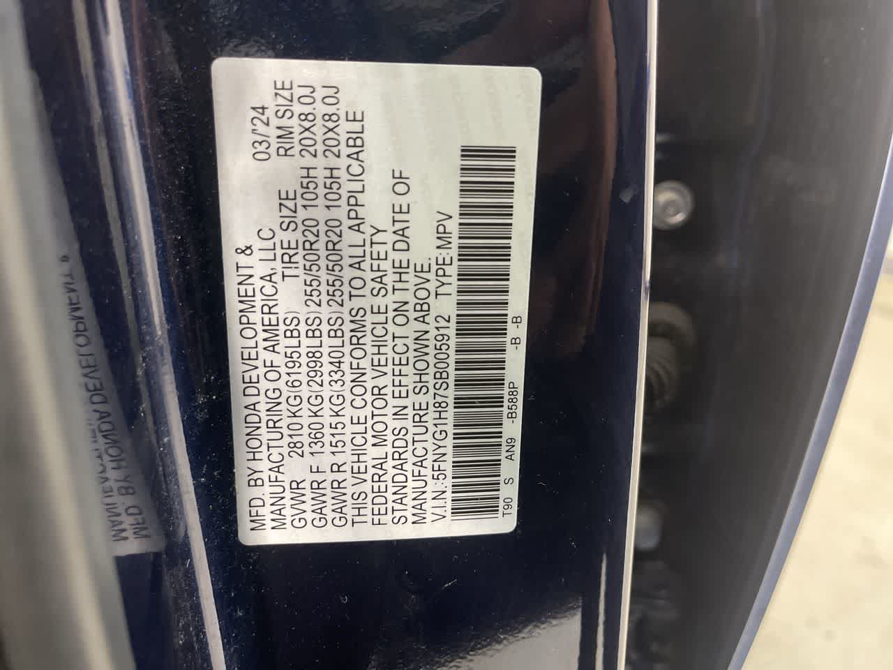 2025 Honda Pilot Elite