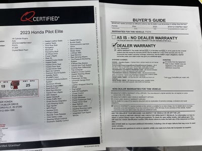 2023 Honda Pilot Elite