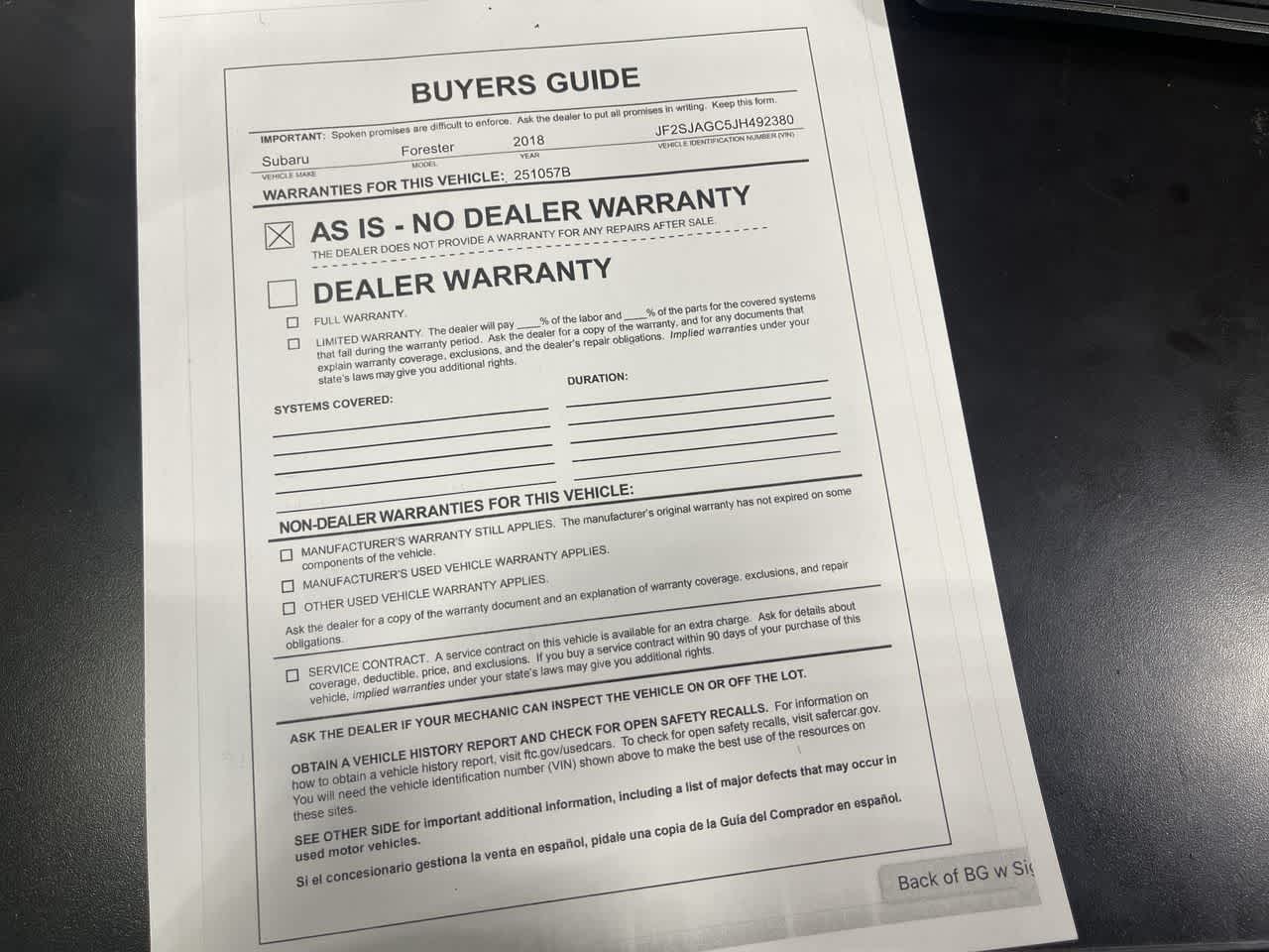 2018 Subaru Forester Premium