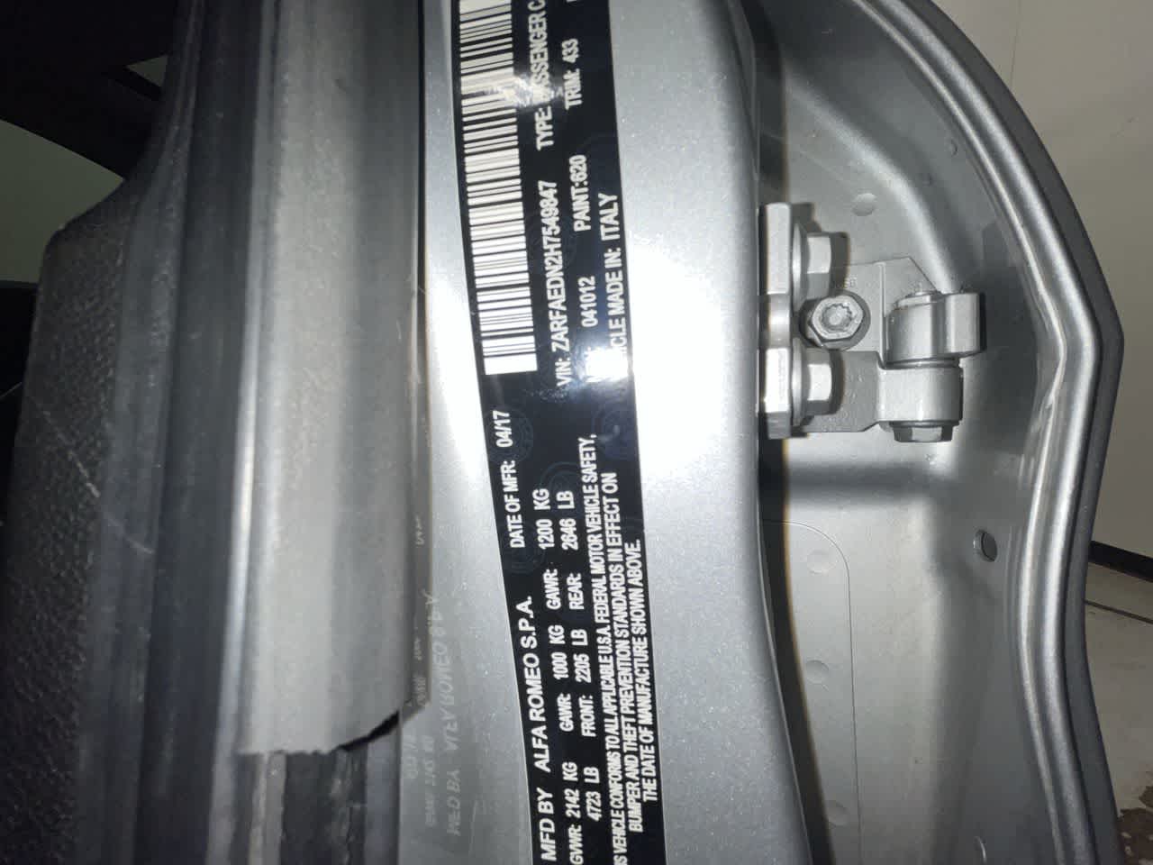 2017 Alfa Romeo Giulia AWD