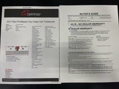2021 RAM ProMaster City Wagon Tradesman SLT