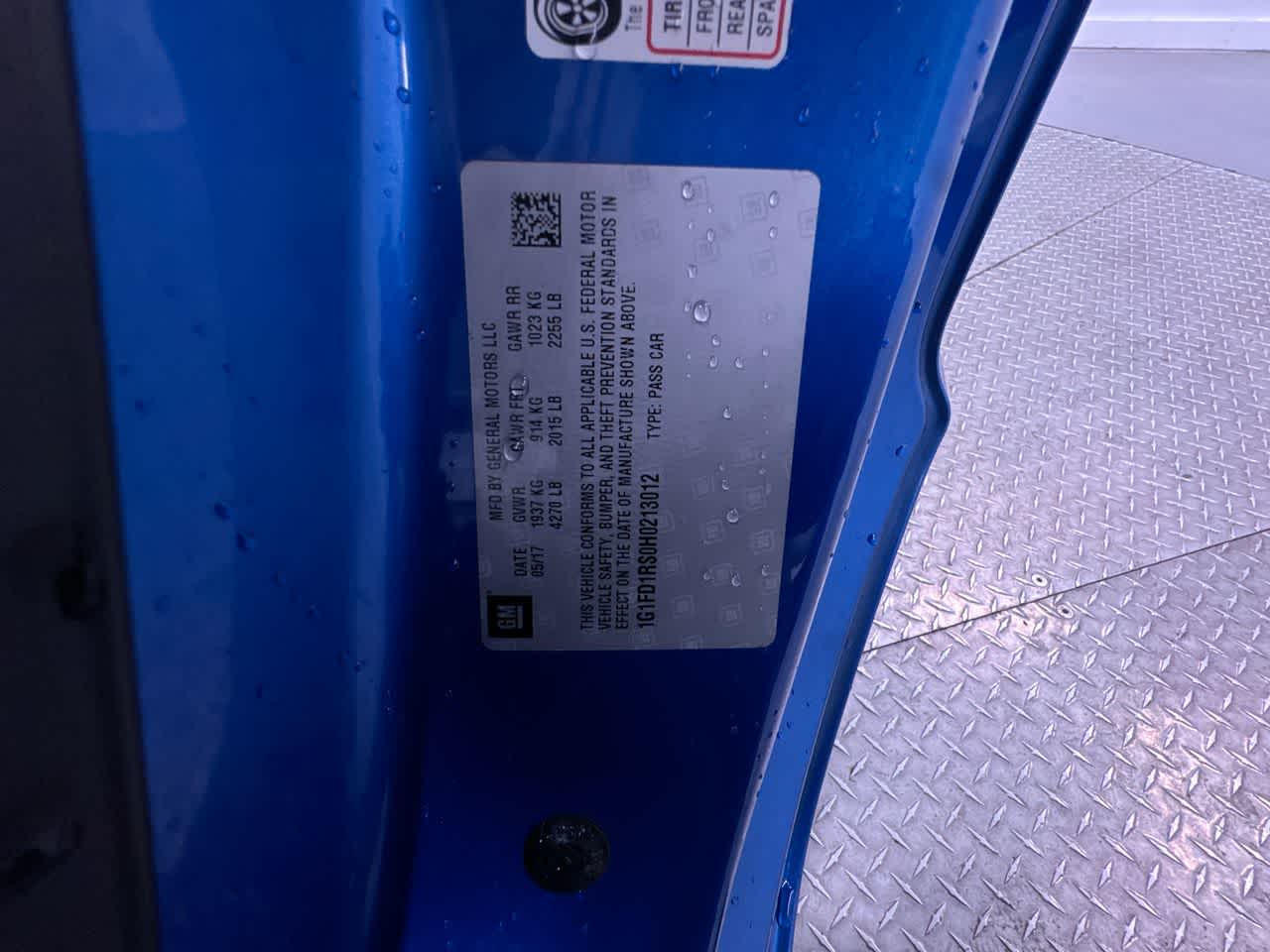 2017 Chevrolet Camaro 2LT