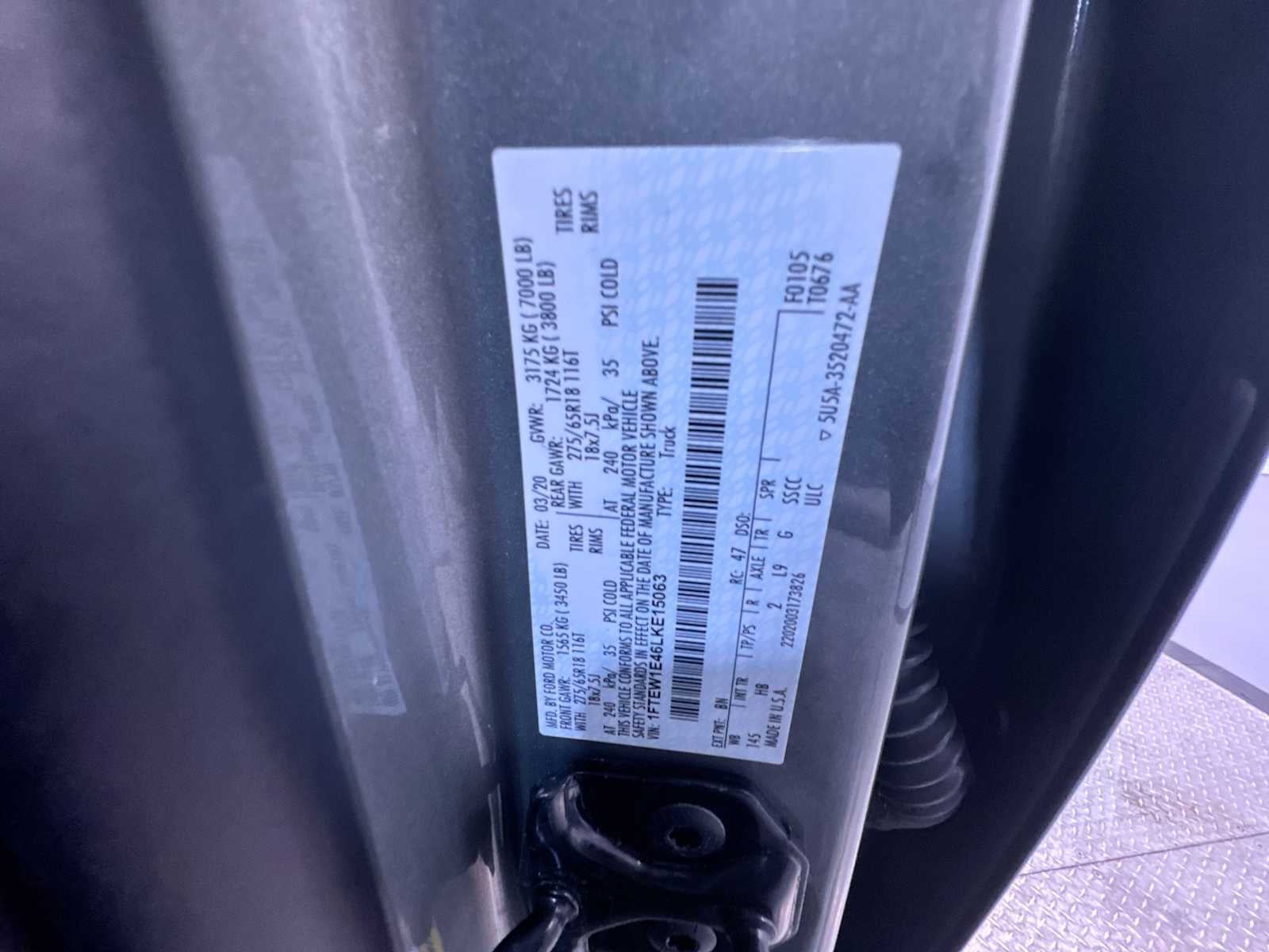 2020 Ford F-150 LARIAT