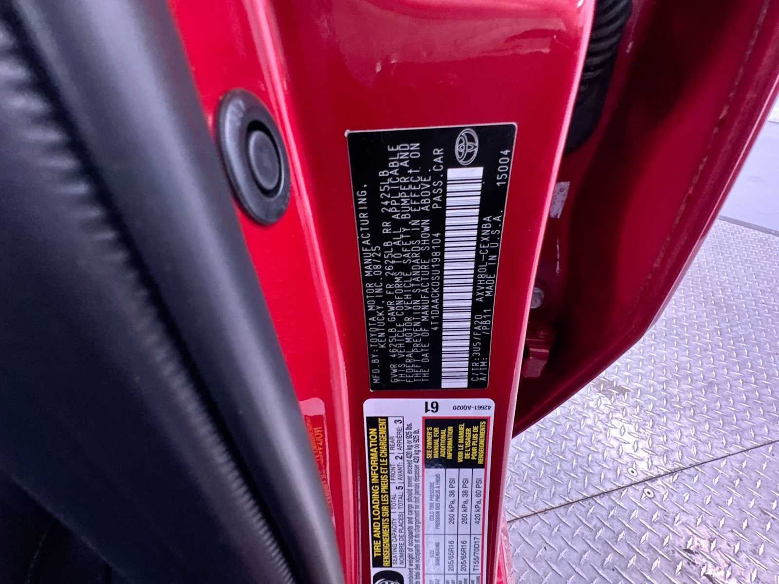 2025 Toyota Camry LE