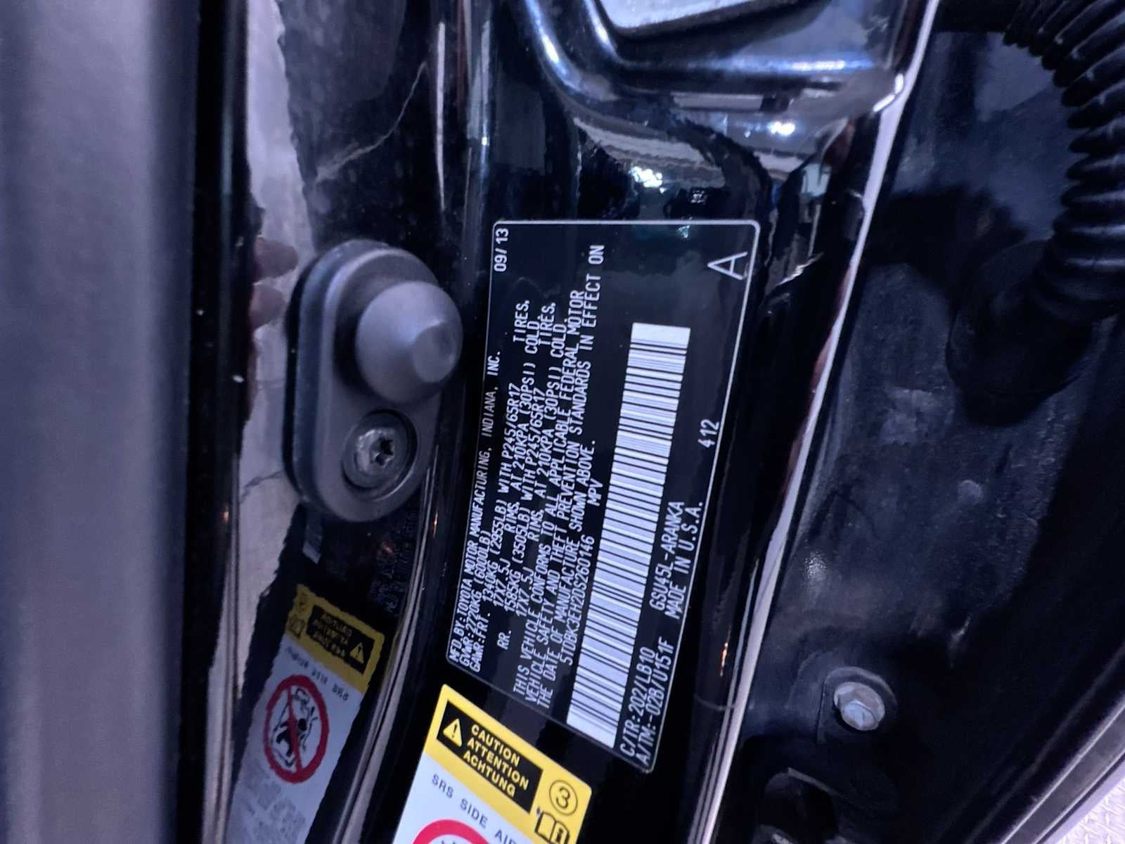 2013 Toyota Highlander SE