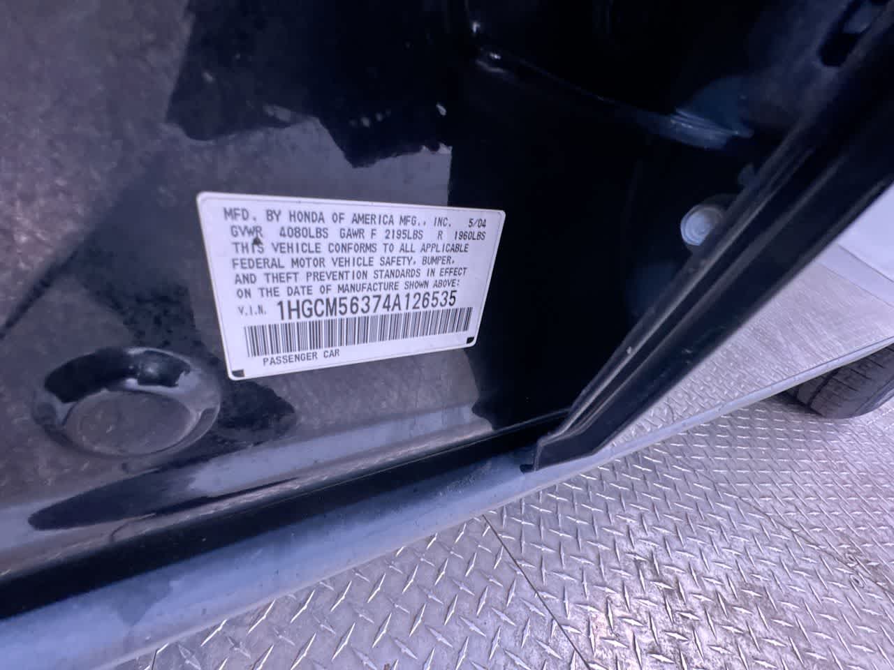 2004 Honda Accord LX