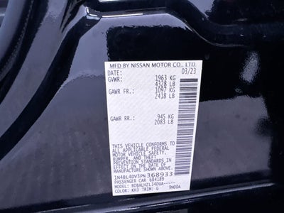 2023 Nissan Altima 2.5 SV