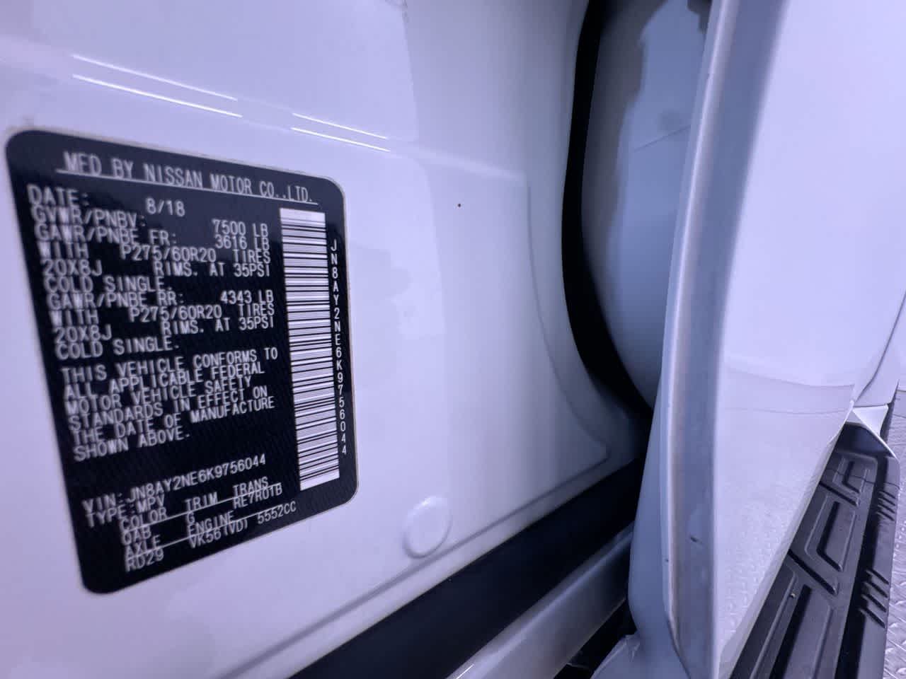 2019 Nissan Armada Platinum
