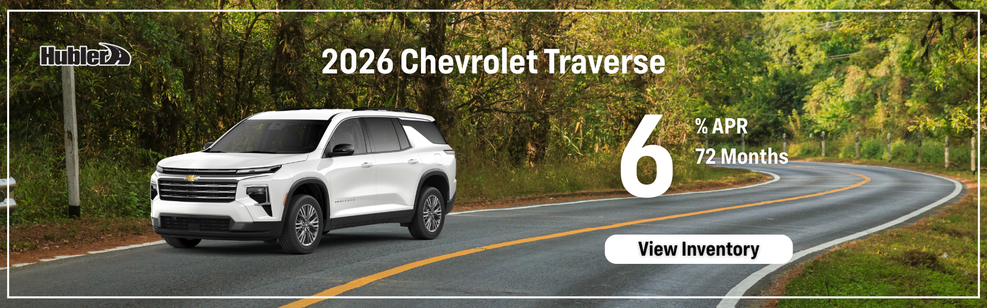 Chevrolet Traverse Finance Offer - 6.0% for 60 Months