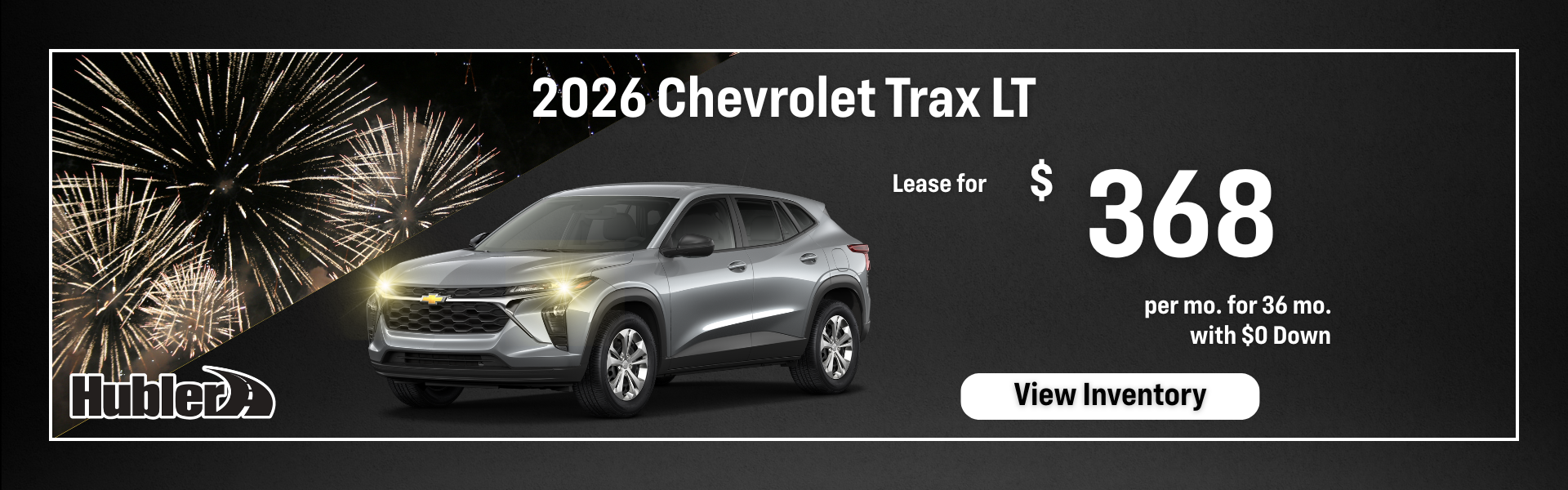 2026 Trax LT – Lease $368 per month