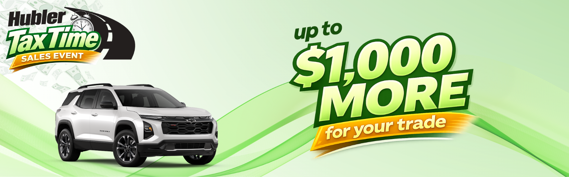 Hubler Chevrolet Center Tax Time Sales Event
